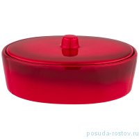 Блюдо для запекания 20 х 14,5 х 8 см с крышкой 800 мл красное / 262056
