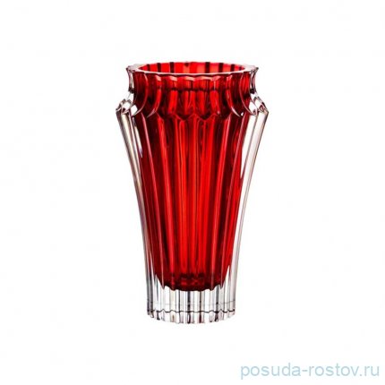Ваза для цветов 25 см красная &quot;Crown Jewel&quot; / 328399