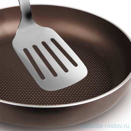 Кастрюля 20 см со стеклянной крышкой 2 л коричневая &quot;Mocaccino Professional&quot; / 229623