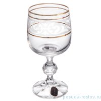 Бокалы для белого вина 190 мл 6 шт &quot;Клаудия /Орнамент /золото&quot; V-D / 210286