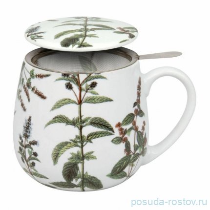 Кружка 400 мл с крышкой и ситечком &quot;My favourite tea peppermint&quot; / 378355