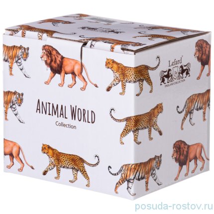 Кружка 400 мл &quot;Animal world /Лев&quot; / 263913