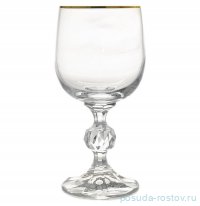 Бокалы для белого вина 190 мл 6 шт &quot;Клаудия /Отводка золото&quot; / 005621