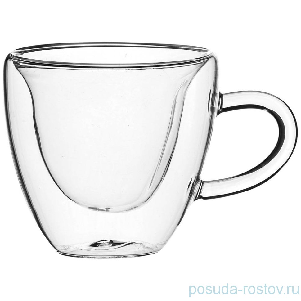 Кружка 160 мл с двойными стенками 8,5 х 8 см "Double-wall" / 275018