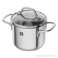 Кастрюля мини 12 х 9 см со стеклянной крышкой 1 л &quot;Pico /ZWILLING&quot; / 349852