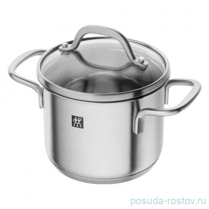 Кастрюля мини 12 х 9 см со стеклянной крышкой 1 л &quot;Pico /ZWILLING&quot; / 349852