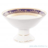 Фруктовница 23 см н/н &quot;Констанц /Золотой узор /Кобальт 9320&quot; / 159899