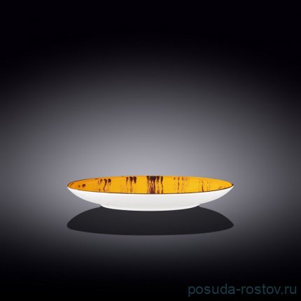 Тарелка 23 см жёлтая &quot;Scratch&quot; / 261474