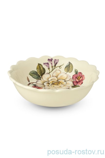 Тарелка 20,5 см глубокая 2 шт &quot;Artigianato ceramico /Весенние лепестки&quot; / 243546