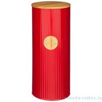 Емкость для продуктов 11 х 27 см красная Спагетти 2,3 л &quot;Тюдор&quot; / 252386