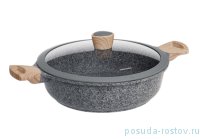 Сотейник 28 см с крышкой антипригарное покрытие &quot;MINERALICA&quot; / 164257