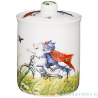 Банка для сыпучих продуктов 9,5 х 7,5 см 220 мл &quot;Синие коты /Русское поле&quot; / 250820