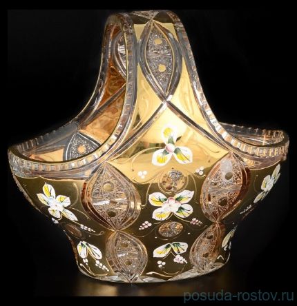 Корзинка 30 см &quot;Хрусталь с золотом&quot; / 024238