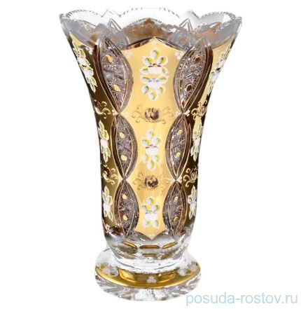 Ваза для цветов 35,5 см н/н &quot;S.Crystal /Резной с золотом&quot; / 059907
