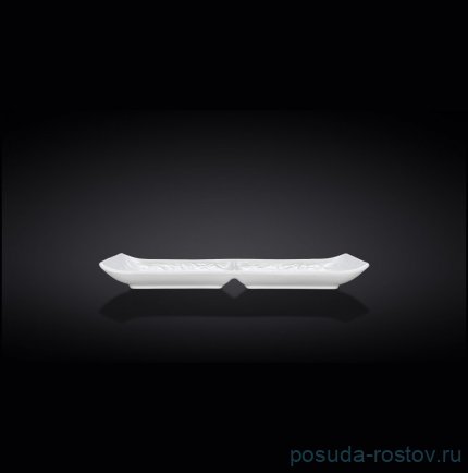 Блюдо 27 х 13 см прямоугольное 2-х секционное &quot;WhiteStone&quot; / 305618
