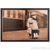 Фотопостер 61 х 92 см &quot;Дети&quot; /рамка венге с золотом / 270160