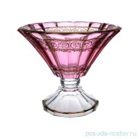 Конфетница 26 см н/н &quot;Timon /Дожа /Розовая с золотом&quot; / 284834