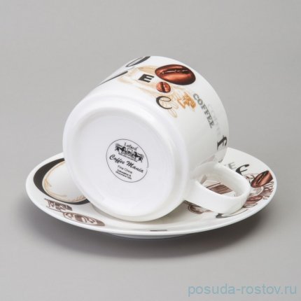 Набор кофейных пар 180 мл 2 шт &quot;coffee mania&quot; / 365330
