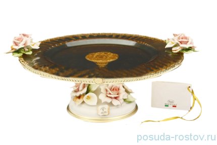 Тортница 22 см н/н &quot;Розаперла /Джанет /Розы&quot; / 125089