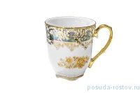 Кружка 250 мл 1 шт &quot;Рококо /Золотая роза /Зеленая&quot; / 204827