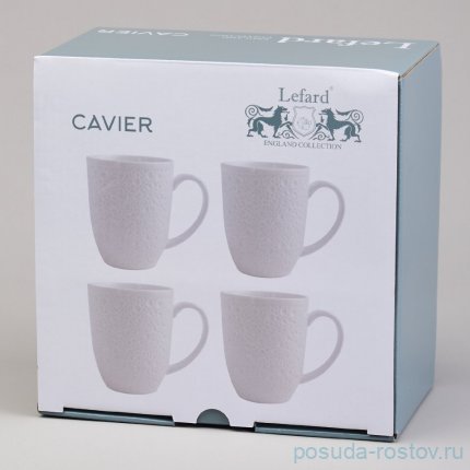 Набор кружек 420 мл 4 шт &quot;Cavier&quot; / 366444