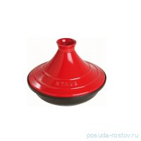 Тажин 28 см с крышкой черно-вишневый &quot;STAUB&quot; / 258999