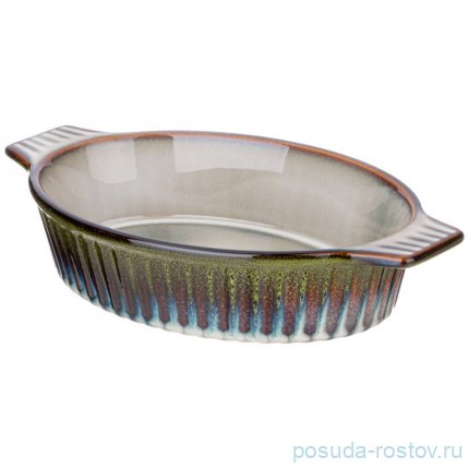 Форма для запекания овальная reactive green 31*19*6,5 см / 345573
