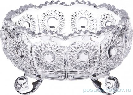 Конфетница 11 см на 3-х ножках &quot;muza crystal&quot; / 187595