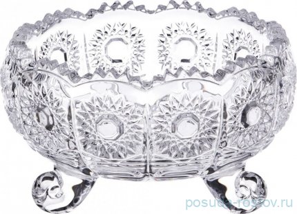 Конфетница 11 см на 3-х ножках &quot;muza crystal&quot; / 187595