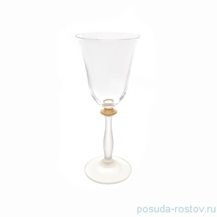 Бокалы для белого вина 185 мл 6 шт &quot;Анжела /Золотой ободок&quot; AS Crystal / 235696