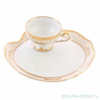 Блюдо 23,5 х 22,5 см десертное &quot;Эгоист /Симфония /Золотая&quot; / 279467