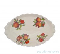 Блюдо 48 х 32 см овальное &quot;Artigianato ceramico /Гранат&quot; / 271467