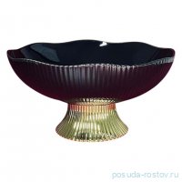 Конфетница 20 х 10,5 см н/н черная &quot;Multicolor&quot; (подарочная упаковка)  / 374787