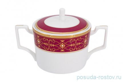 Чайный сервиз на 12 персон 40 предметов &quot;Офелия /Красный&quot;   / 299830