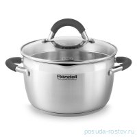 Кастрюля 20 см со стеклянной крышкой 3,2 л &quot;Flamme&quot; / 136762