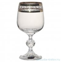 Бокалы для красного вина 230 мл 6 шт &quot;Клаудия /Золотые листики&quot; / 132911