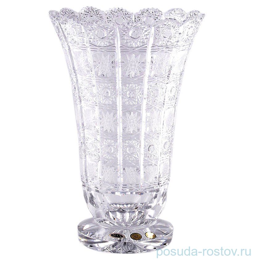 Ваза для цветов 30 см н/н "Max Crystal /Хрусталь резной"  / 147268