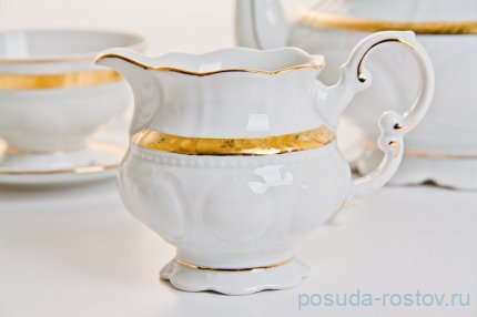 Чайный сервиз на 6 персон 15 предметов &quot;Соната /Золотая лента /СК&quot; / 085524