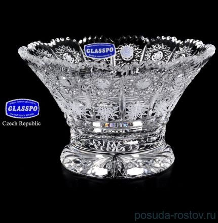 Ваза для конфет 16 см &quot;Glasspo /Хрусталь резной&quot; / 017768