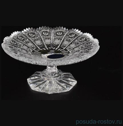 Вазочка 15 см н/н &quot;S.Crystal /Хрусталь резной&quot; / 060312