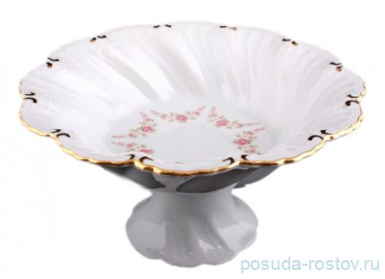 Конфетница 19,5 см н/н &quot;Соната /Розовый цветок&quot; / 085550