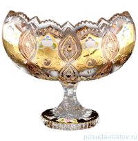 Ваза для конфет 15,5 см н/н &quot;S.Crystal /Резной с золотом&quot; / 059912