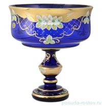 Ваза для фруктов 28 см н/н &quot;Лепка синяя&quot; B-L / 095155