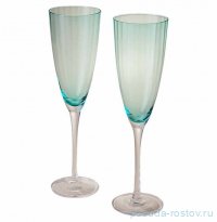 Бокалы для шампанского 290 мл 2 шт &quot;mirage emerald&quot; / 343529