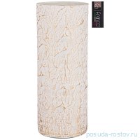 Ваза для цветов 15 х 40 см &quot;Cilindro tailor gold white&quot; / 288714