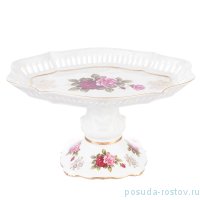 Конфетница 27 см перф. н/н &quot;Корона /Роза перламутр&quot; / 227936