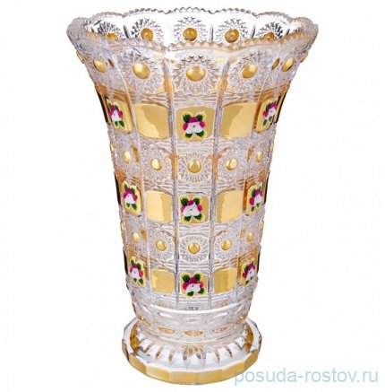 Ваза для цветов 25 см &quot;LEFARD GOLD GLASS&quot; / 197417