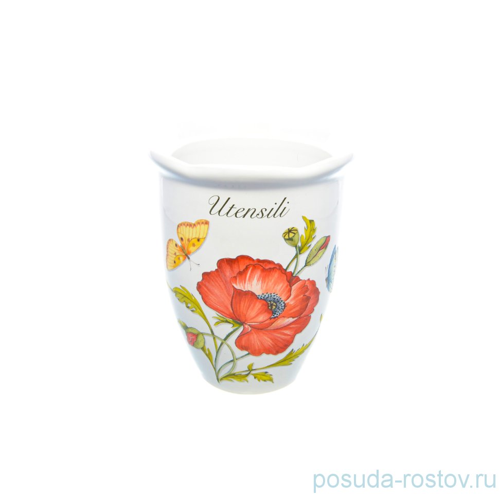 Подставка для кухонных принадлежностей 15 см "Artigianato ceramico /Ботанический сад" / 228240