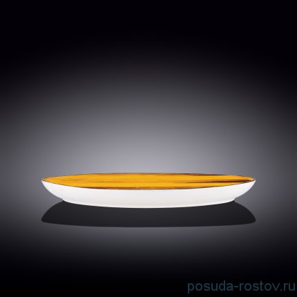 Блюдо 33 x 24,5 см овальное жёлтое &quot;Scratch&quot; / 261488