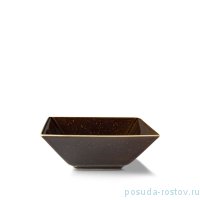 Салатник 14 х 14 см квадратный &quot;Аквалуна /шоколад&quot; / 276684